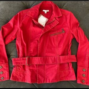 Cabi First Mate Nautical Belted Jacket